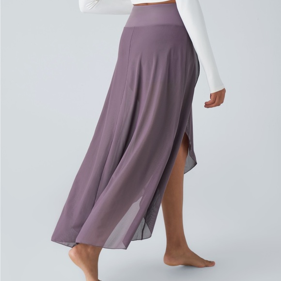 HALARA Lavender Asymmetrical Skirt - Picture 3 of 4